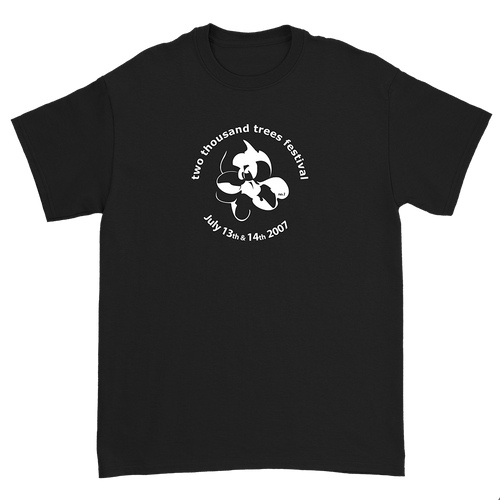Trees x Neck Deep 2026 Collab Shirt - Black – 2000 Trees
