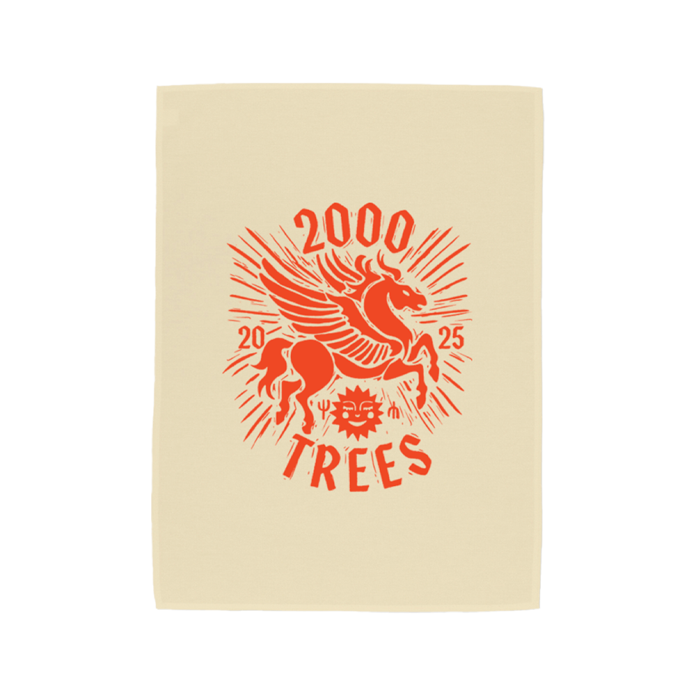 2025 Official Tea Towel - Natural/Orange