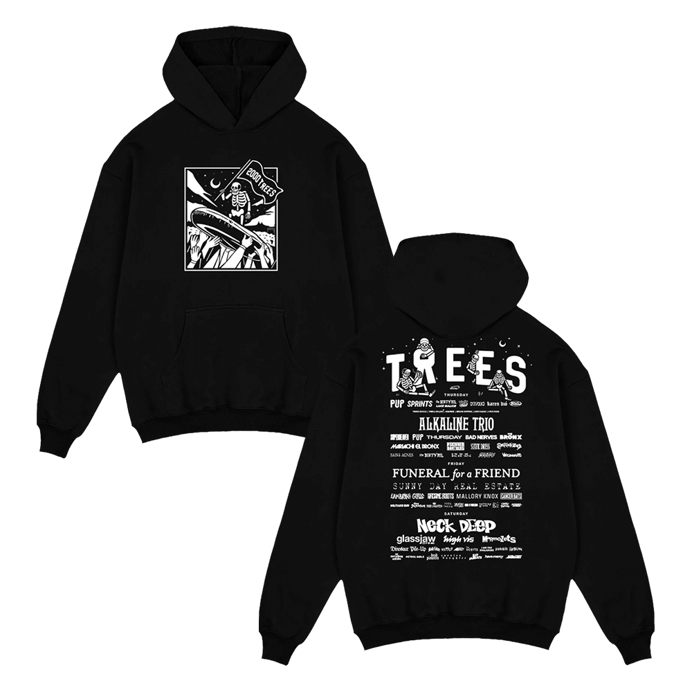 Skeleton 2026 Lineup Hoodie - Black