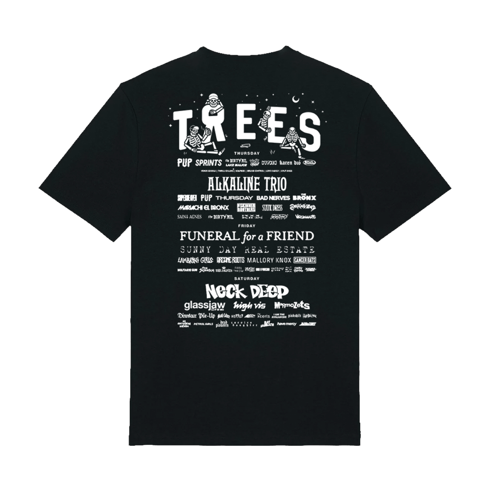 Skeleton 2026 Lineup Shirt - Black