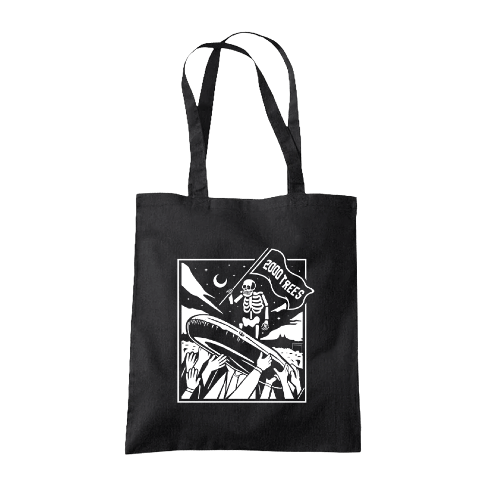 Skeleton Tote Bag - Black