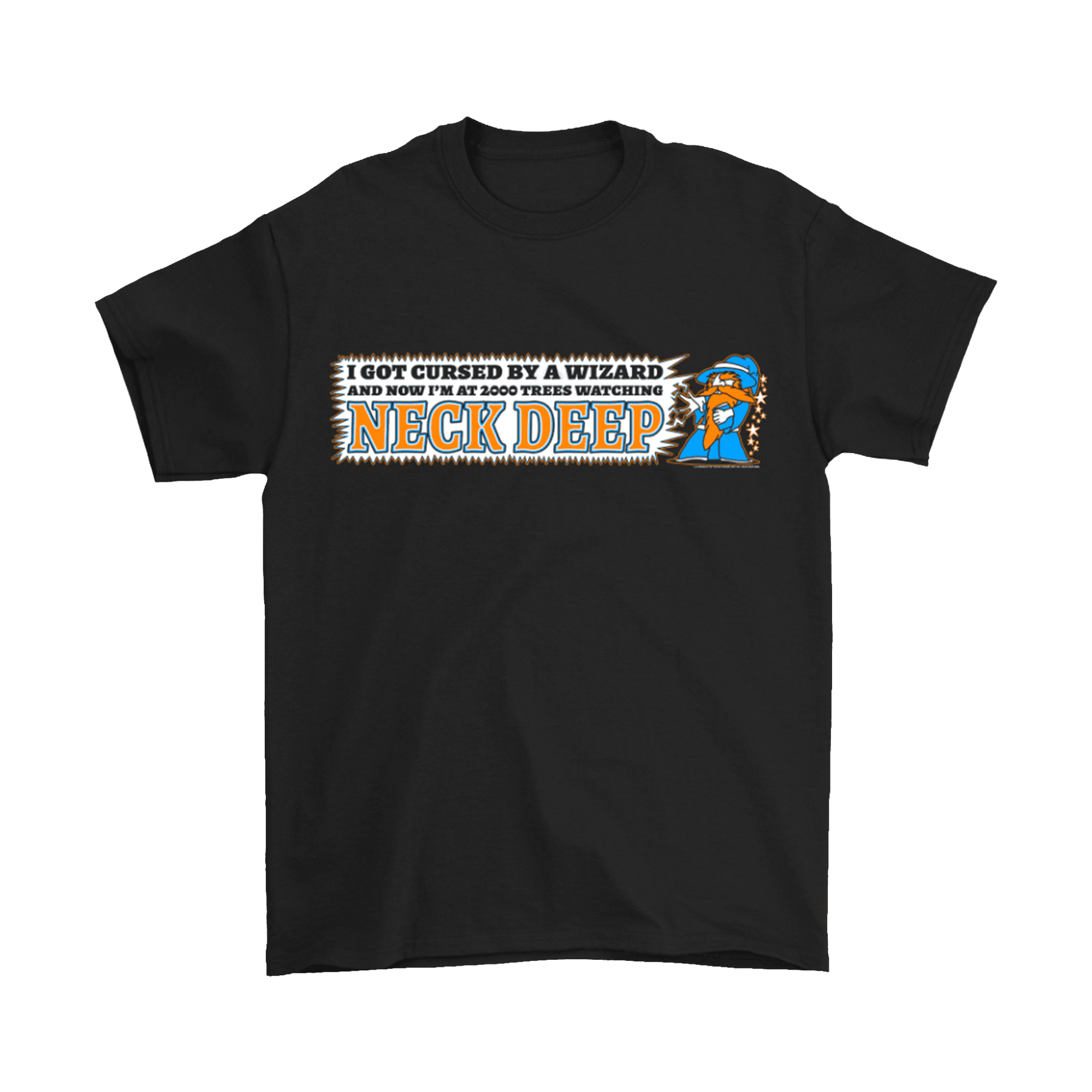 Trees x Neck Deep 2026 Collab Shirt - Black